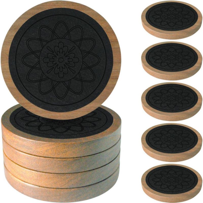 Set de 5 Posavasos Minacun Absorbentes Antideslizantes de 11 cm