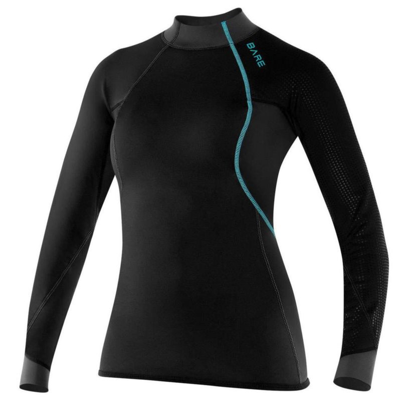 Top de Traje de Neopreno Bare Exowear Mujer Manga Larga Talle 8