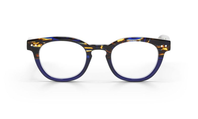 Anteojos Correctivos eyebobs Waylaid Redondos Azul Marino Carey