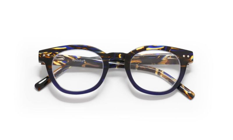 Anteojos Correctivos eyebobs Waylaid Redondos Azul Marino Carey