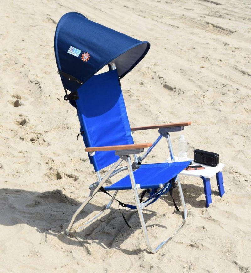 Sombrilla Personal para Silla de Playa Rio Brands MyCanopy Azul Marino