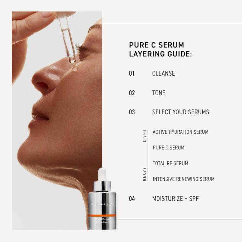 Suero Facial RODAN + FIELDS Pure C con 10% de Vitamina C