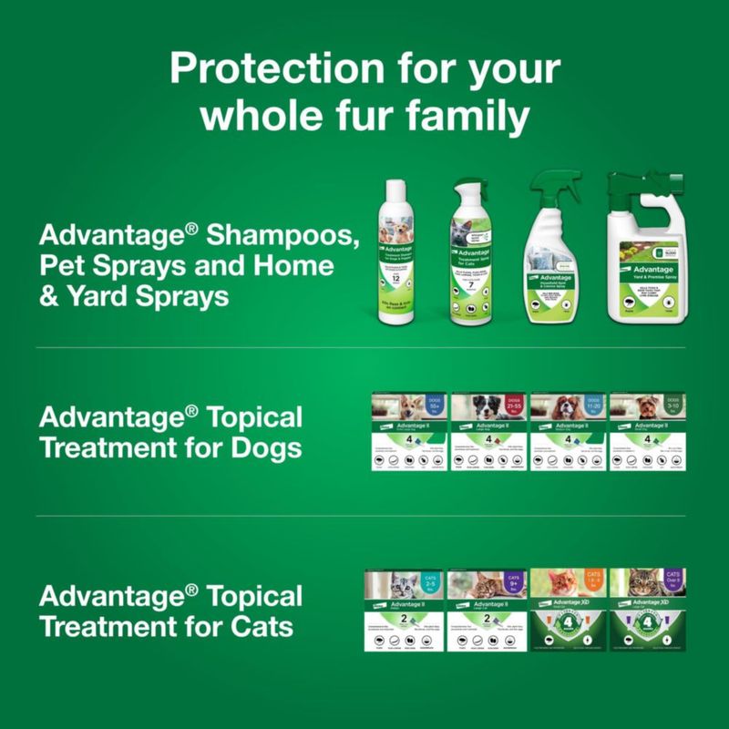 Spray Antipulgas para Perros Advantage 443 ml Mata Pulgas y Garrapatas