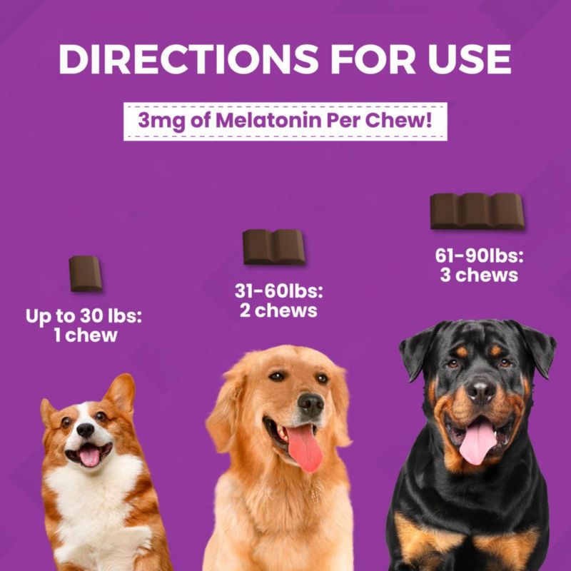 Barras Calmantes para Perros Nootie ProgilityMAX con Melatonina Paquete de 12