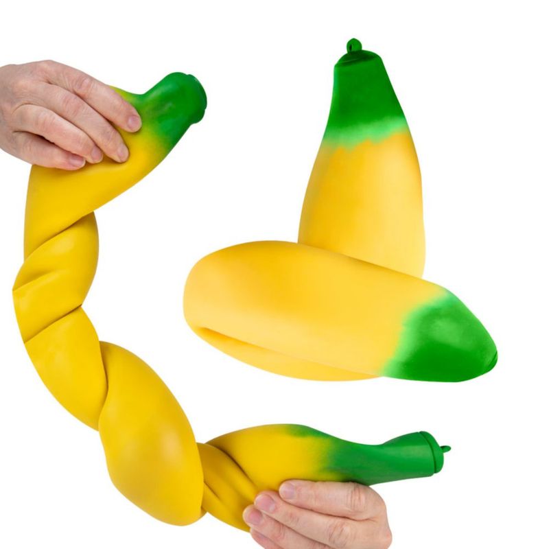 Juguete para Apretar The Orb Factory Easy Sqweezy Banana Gigante