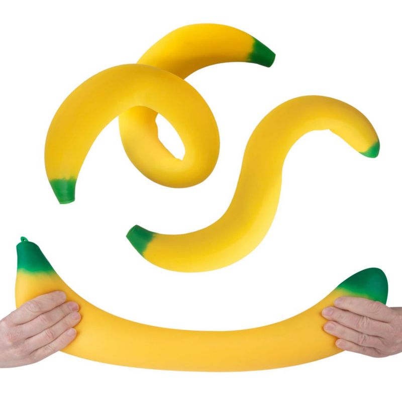 Juguete para Apretar The Orb Factory Easy Sqweezy Banana Gigante