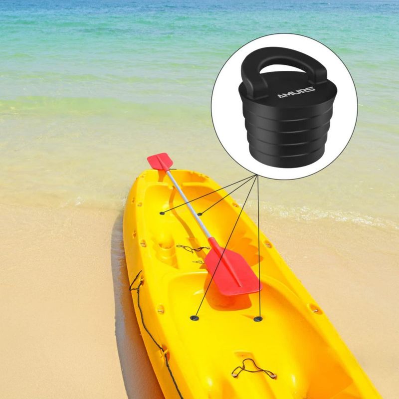 Kit de Tapones para Desagüe de Kayak AMURS 12 piezas de Silicona