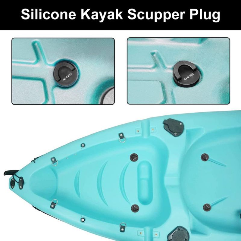 Kit de Tapones para Desagüe de Kayak AMURS 12 piezas de Silicona