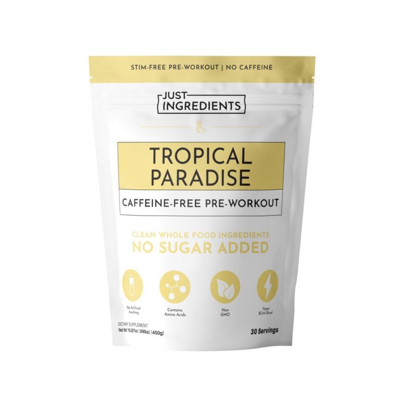 Pre-Entreno JUST INGREDIENTS Paraíso Tropical 30 Porciones