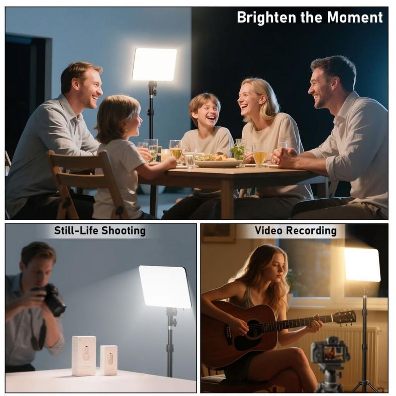 Kit de Iluminación Fotográfica Anautin 30W 2 Luces LED