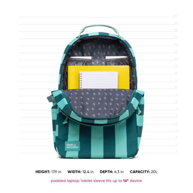 Mochila Simple Modern Ellis 20L Mediana para Escuela Niños y Adolescentes