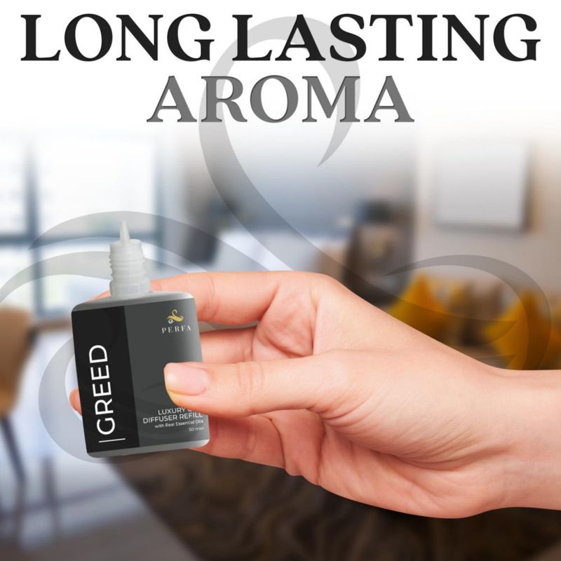 Recarga para Difusor de Auto Perfa Greed 50 ml Aroma Intenso