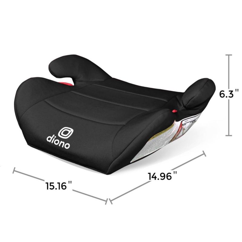 Asiento Elevador para Auto Diono Solana Lite Portátil 18 kg Negro