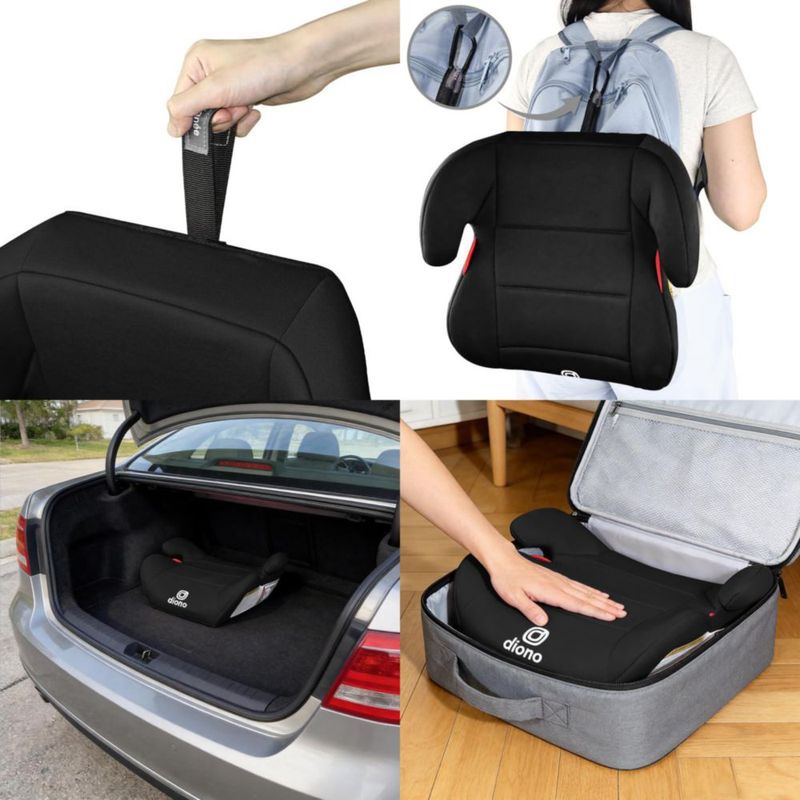 Asiento Elevador para Auto Diono Solana Lite Portátil 18 kg Negro
