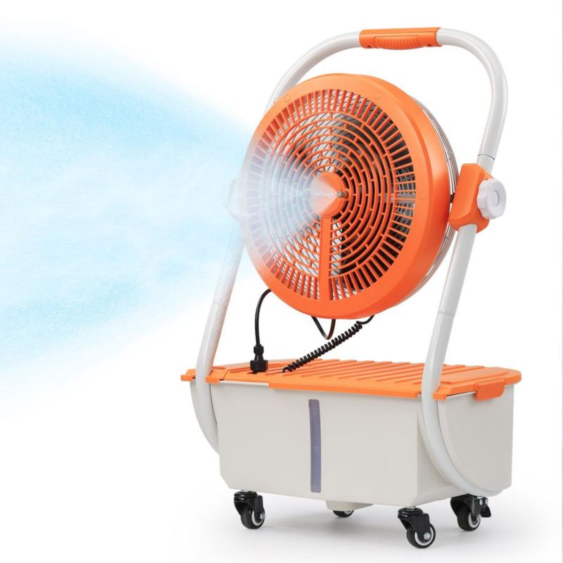 Ventilador Eléctrico TURBRO MS12 Inalámbrico Tanque de 11L Nebulizador 4.5m