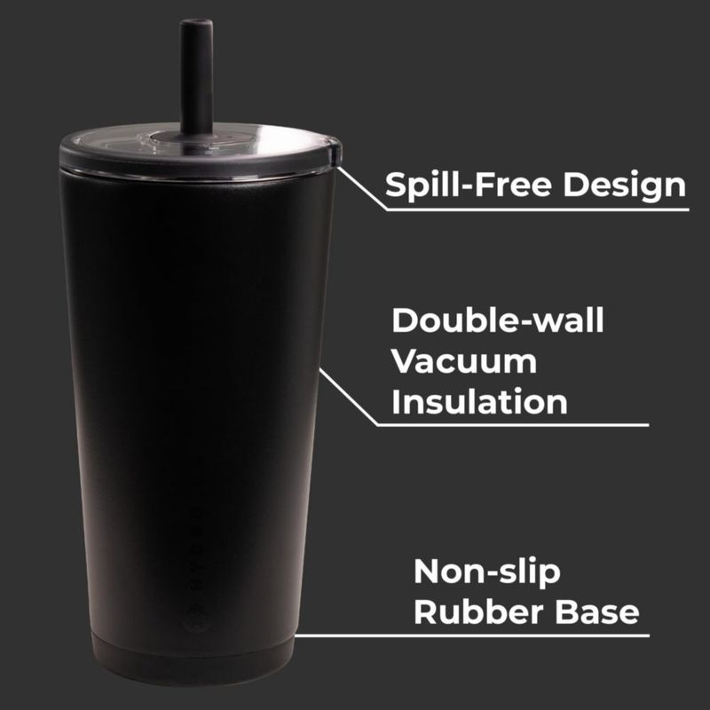 Vaso para Beber HydroJug Everyday Tumbler 20 oz Negro