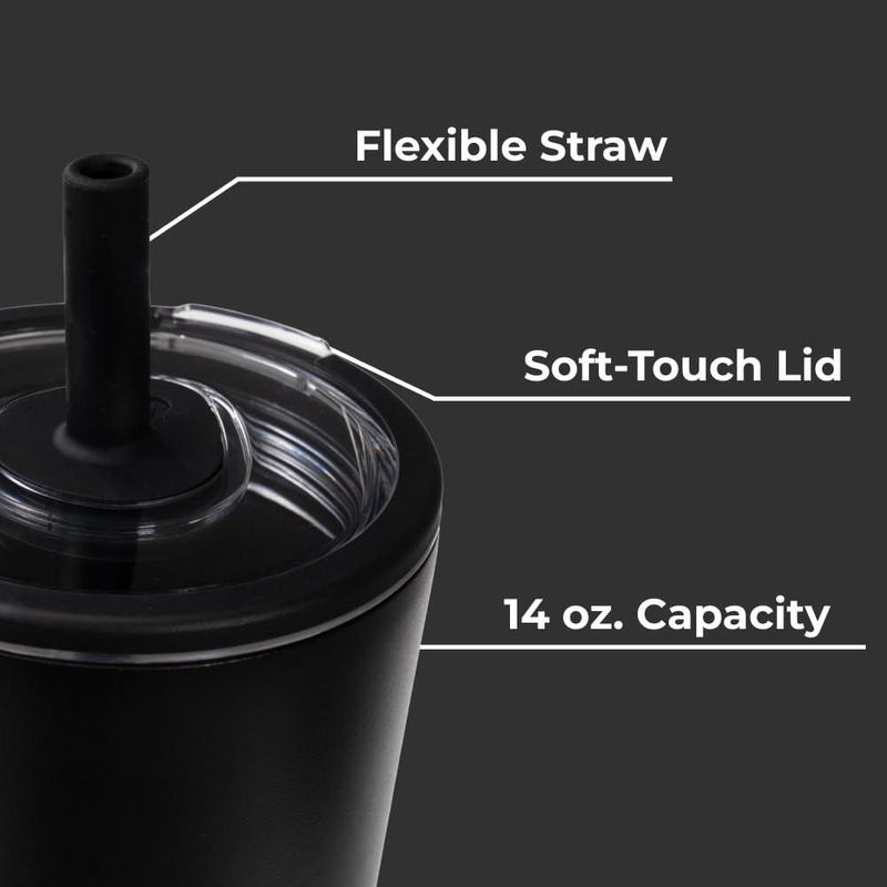 Vaso para Beber HydroJug Everyday 414 ml Negro