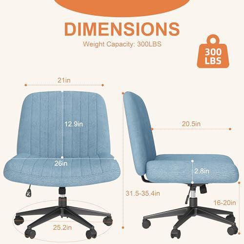 Silla Shintenchi Criss Cross Giratoria Ajustable Azul