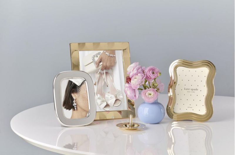 Jarrón Kate Spade New York Make It Pop Azul de Porcelana