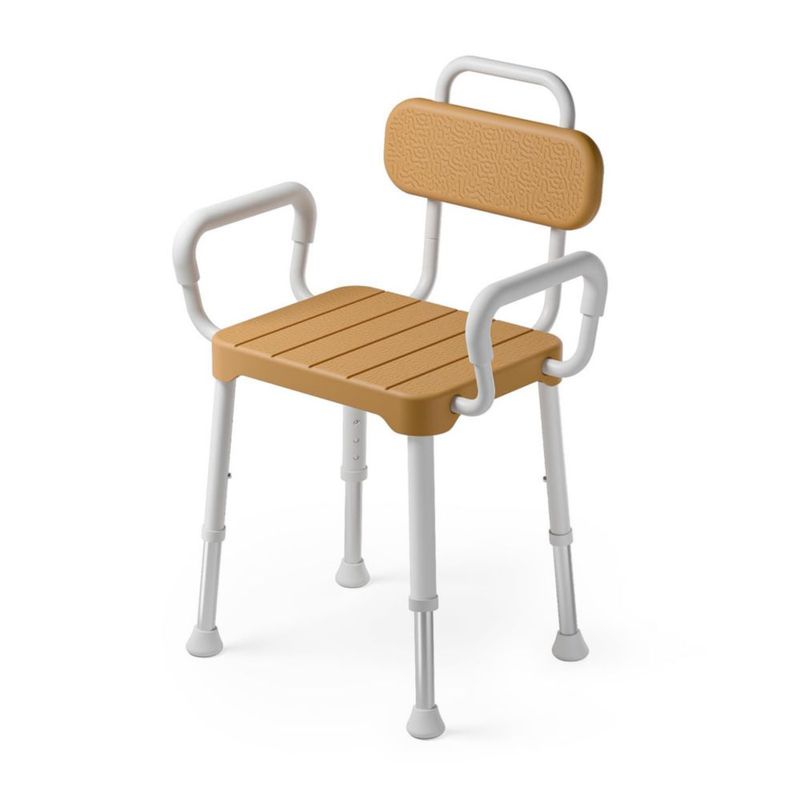 Silla de Ducha Loyoda Modelo con Brazos y Respaldo Capacidad 159 kg