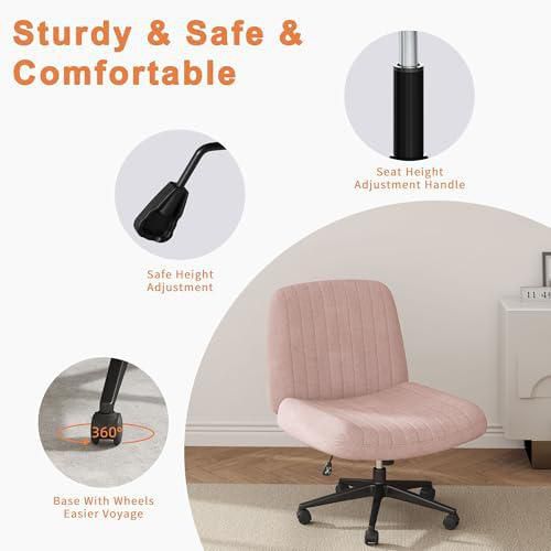 Silla Shintenchi Criss Cross Rosada Giratoria Ajustable