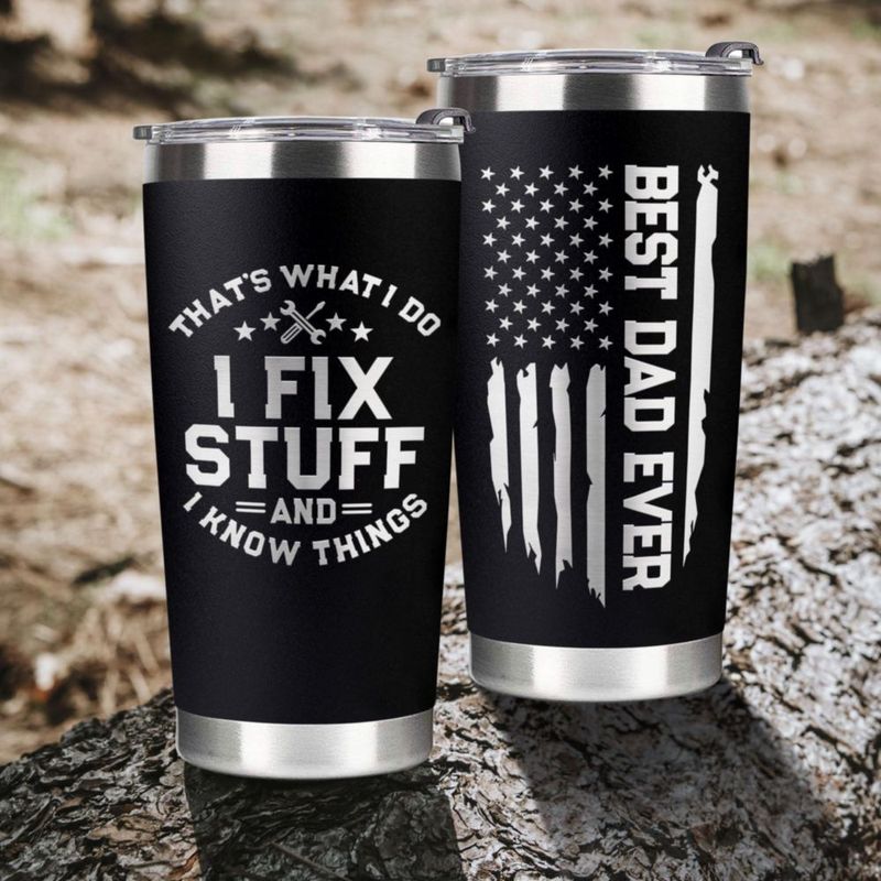 Vaso para Beber VIWIS 591 ml Taza para Papá de Acero Inoxidable