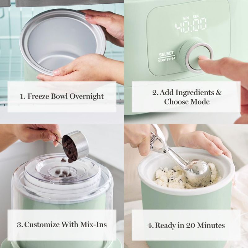 Máquina para Helados Martha Stewart de 2 Cuartos con Doble Aislamiento
