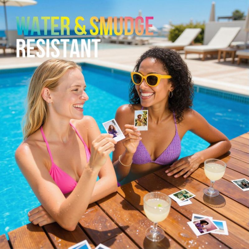 Papel Fotográfico Nelko PP01 52x90mm Paquete de 50 Hojas Resistente al Agua