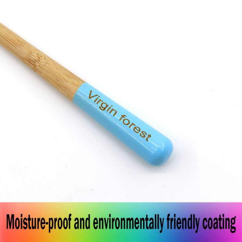 Cepillo de Dientes Bamboo Virgin Forest 6 unidades Carbón Vegano