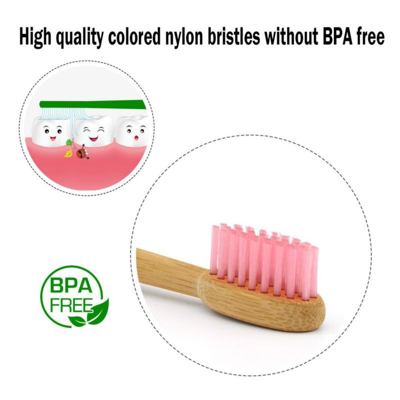 Cepillo de Dientes Bamboo Virgin Forest 6 unidades Carbón Vegano