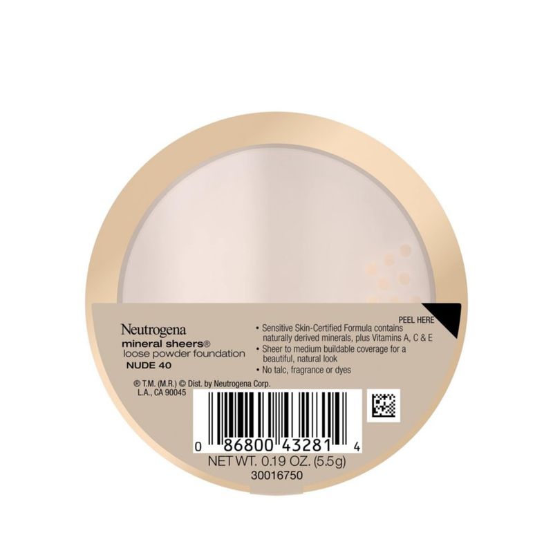 Base Neutrogena Mineral Sheers Loose Powder Nude 40