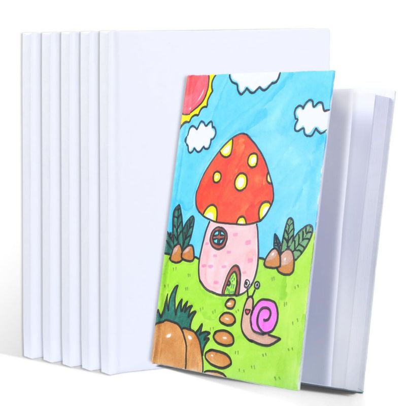 Set de 6 Cuadernos Miikoul Tapa Dura 15x20 cm 40 Páginas