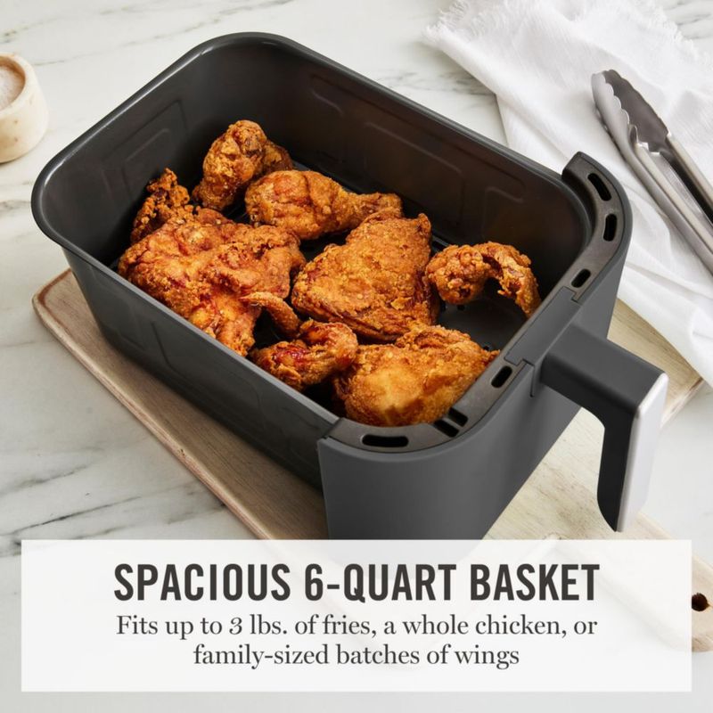 Freidora de Aire Martha Stewart 6QT Canasta Cerámica 6 en 1
