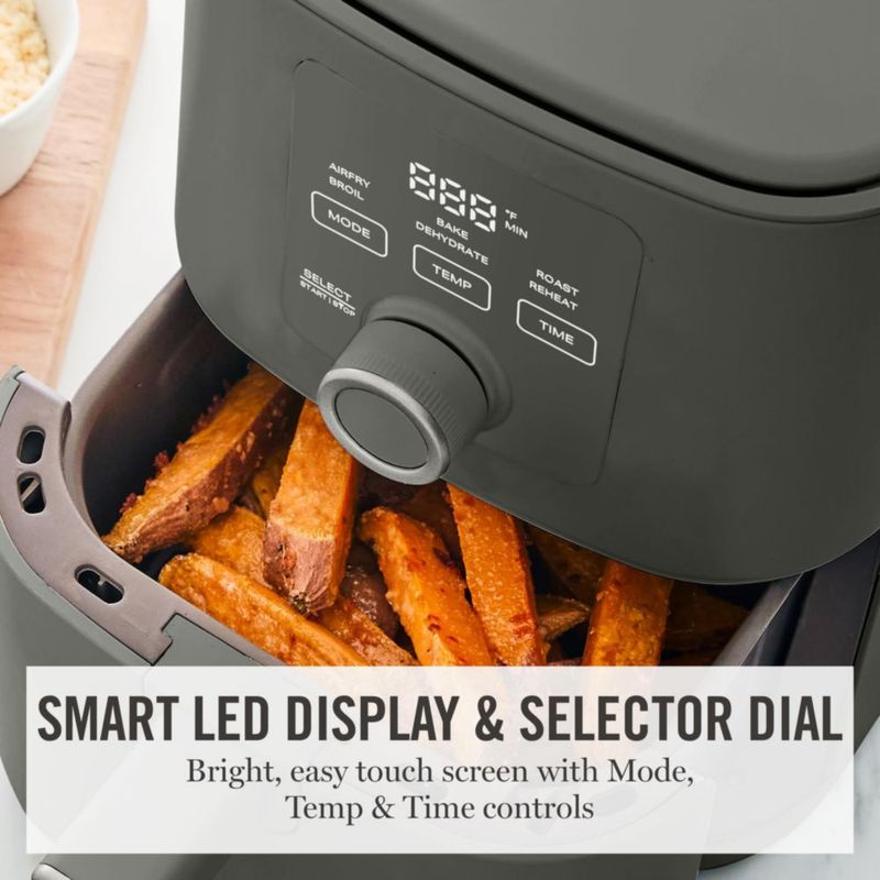 Freidora de Aire Martha Stewart 6QT Canasta Cerámica 6 en 1