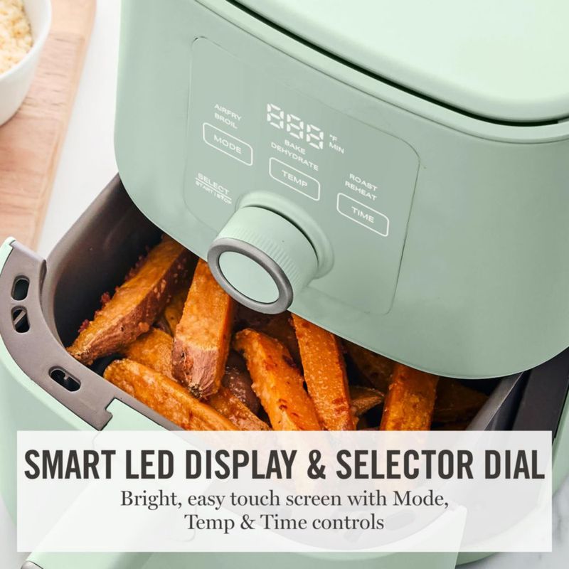 Freidora de Aire Martha Stewart 6QT Canasta Cerámica 6 en 1