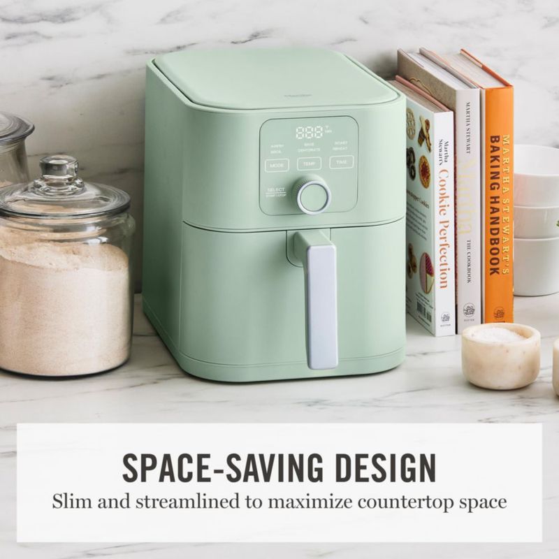 Freidora de Aire Martha Stewart 6QT Canasta Cerámica 6 en 1
