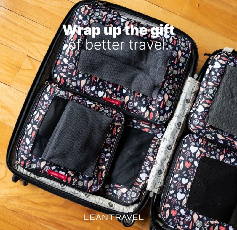 Set de 6 Cubos de Empaque con Compresión LeanTravel para Almacenamiento