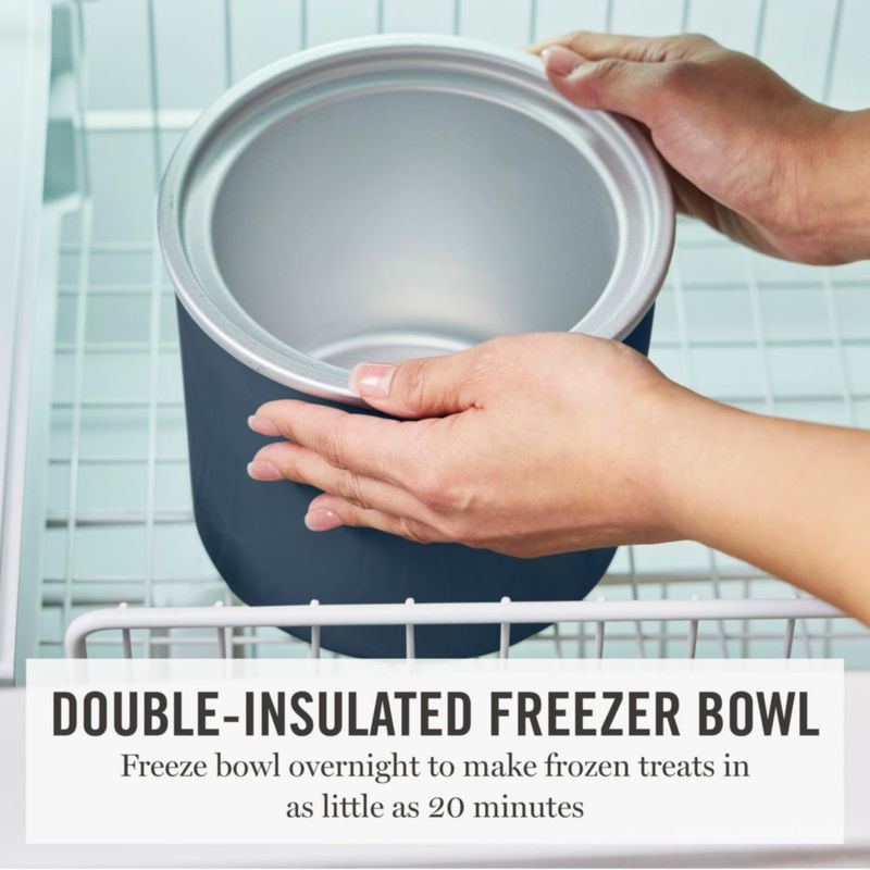 Máquina para Helados Martha Stewart 2 Cuartos Azul Índigo