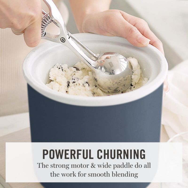 Máquina para Helados Martha Stewart 2 Cuartos Azul Índigo