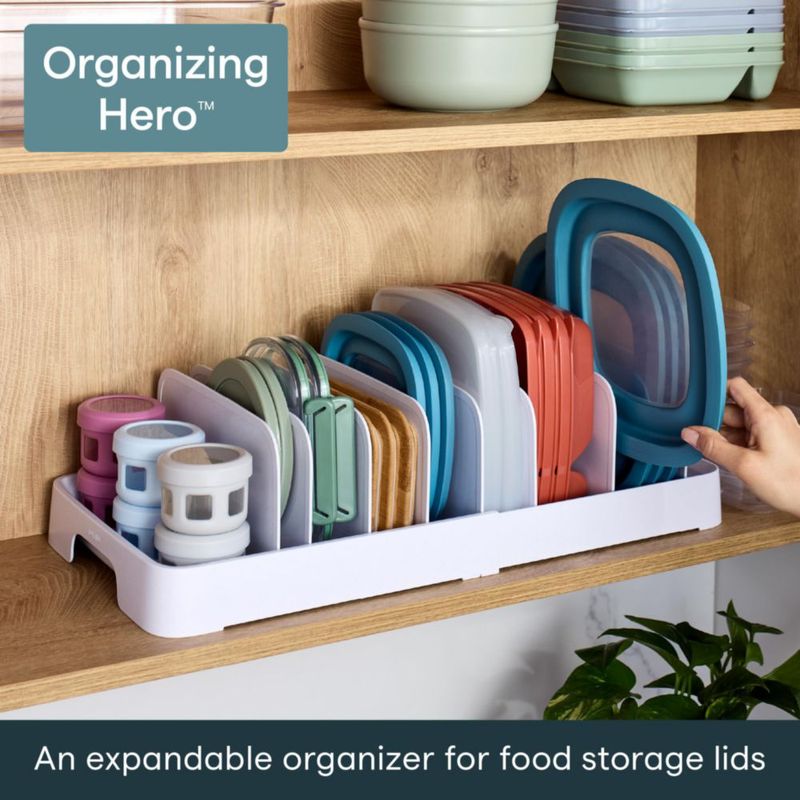 Organizador Ajustable para Tapas de Contenedores YouCopia StoraLid 40