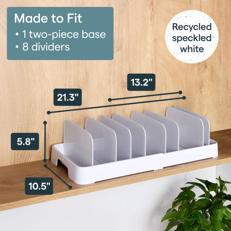 Organizador Ajustable para Tapas de Contenedores YouCopia StoraLid 40