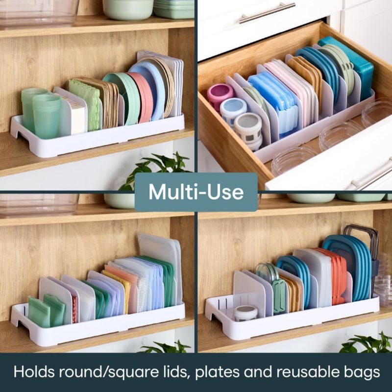 Organizador Ajustable para Tapas de Contenedores YouCopia StoraLid 40