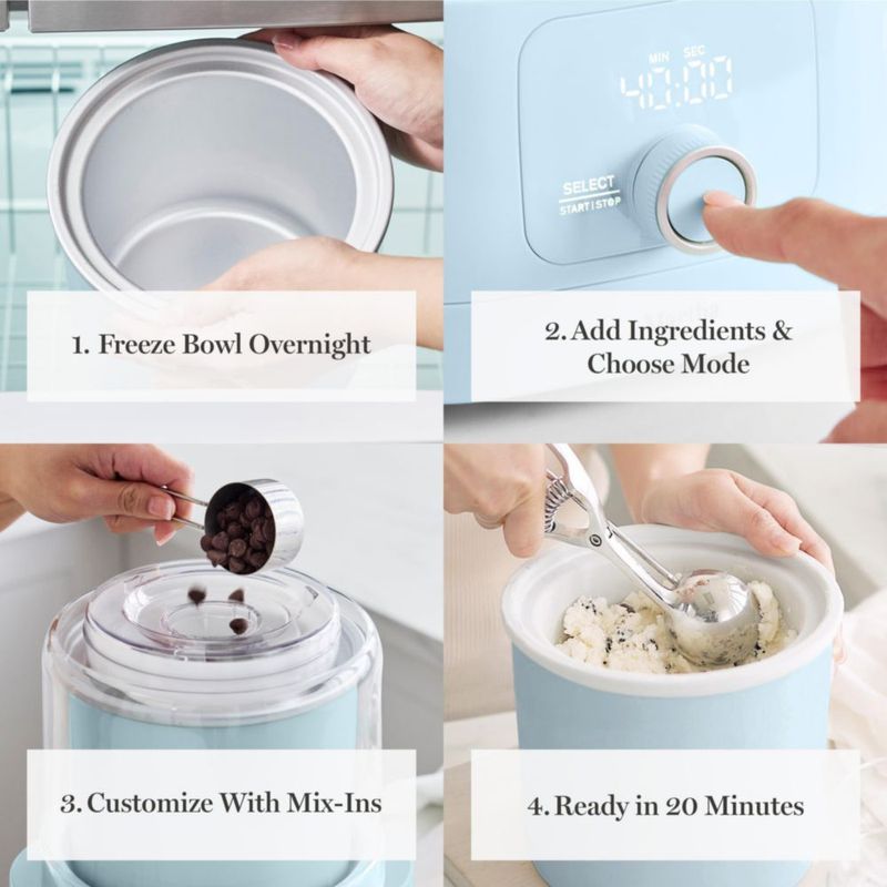 Máquina para Helados Martha Stewart con Cuenco Doble Aislado de 1.9 L