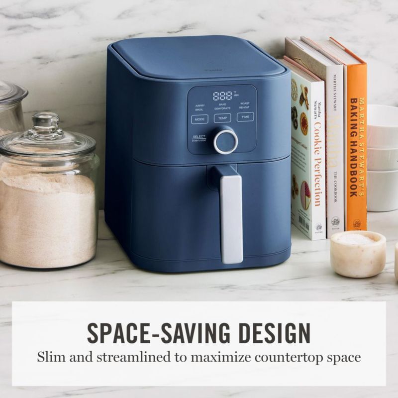 Freidora de Aire Martha Stewart 6QT Canasta Cerámica 6 en 1