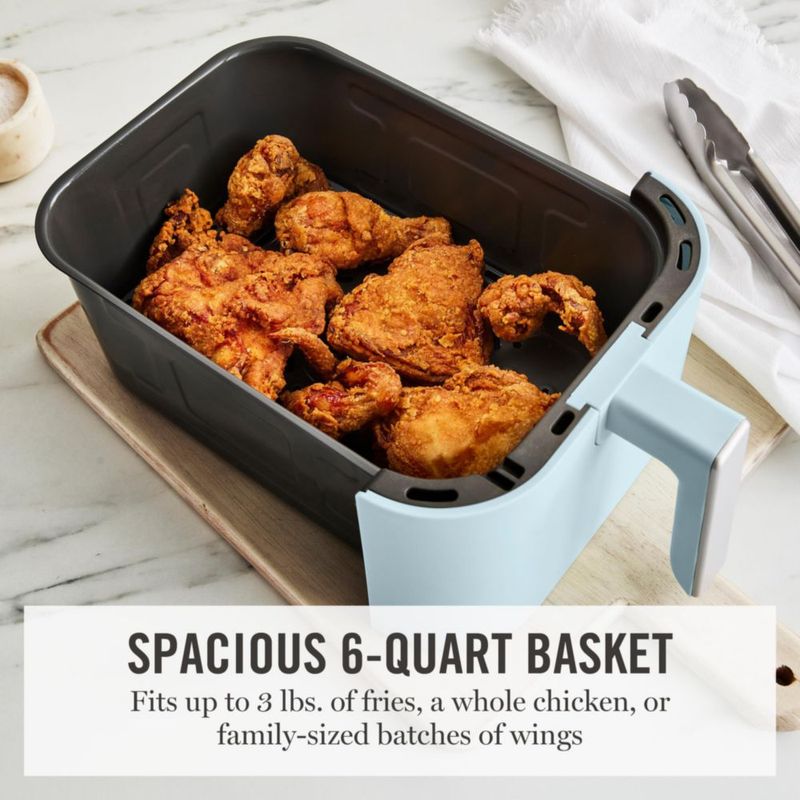 Freidora de Aire Martha Stewart 6QT Canasta Cerámica 6 en 1