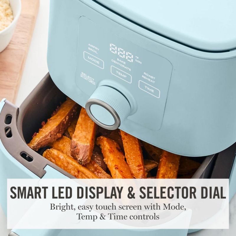 Freidora de Aire Martha Stewart 6QT Canasta Cerámica 6 en 1