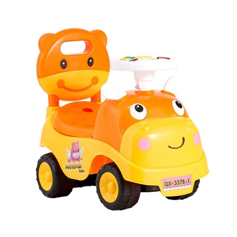 Coche de paseo Ride On Toy VEVOR para niños pequeños con música de bocina
