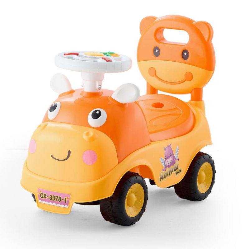 Coche de paseo Ride On Toy VEVOR para niños pequeños con música de bocina