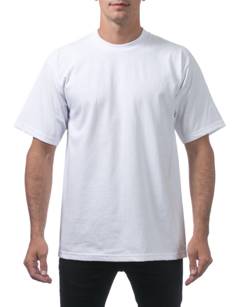 Remera Pro Club Pack de 6 Algodón Pesado Cuello Redondo Talle L