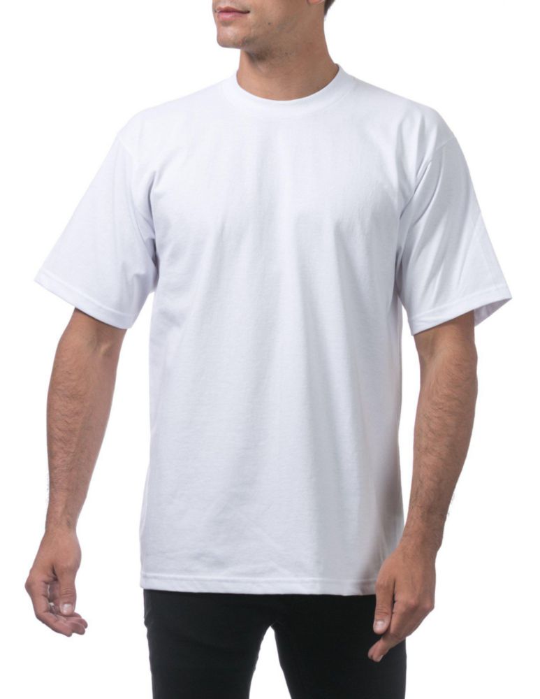 Remera Pro Club Pack de 6 Algodón Pesado Cuello Redondo Talle L